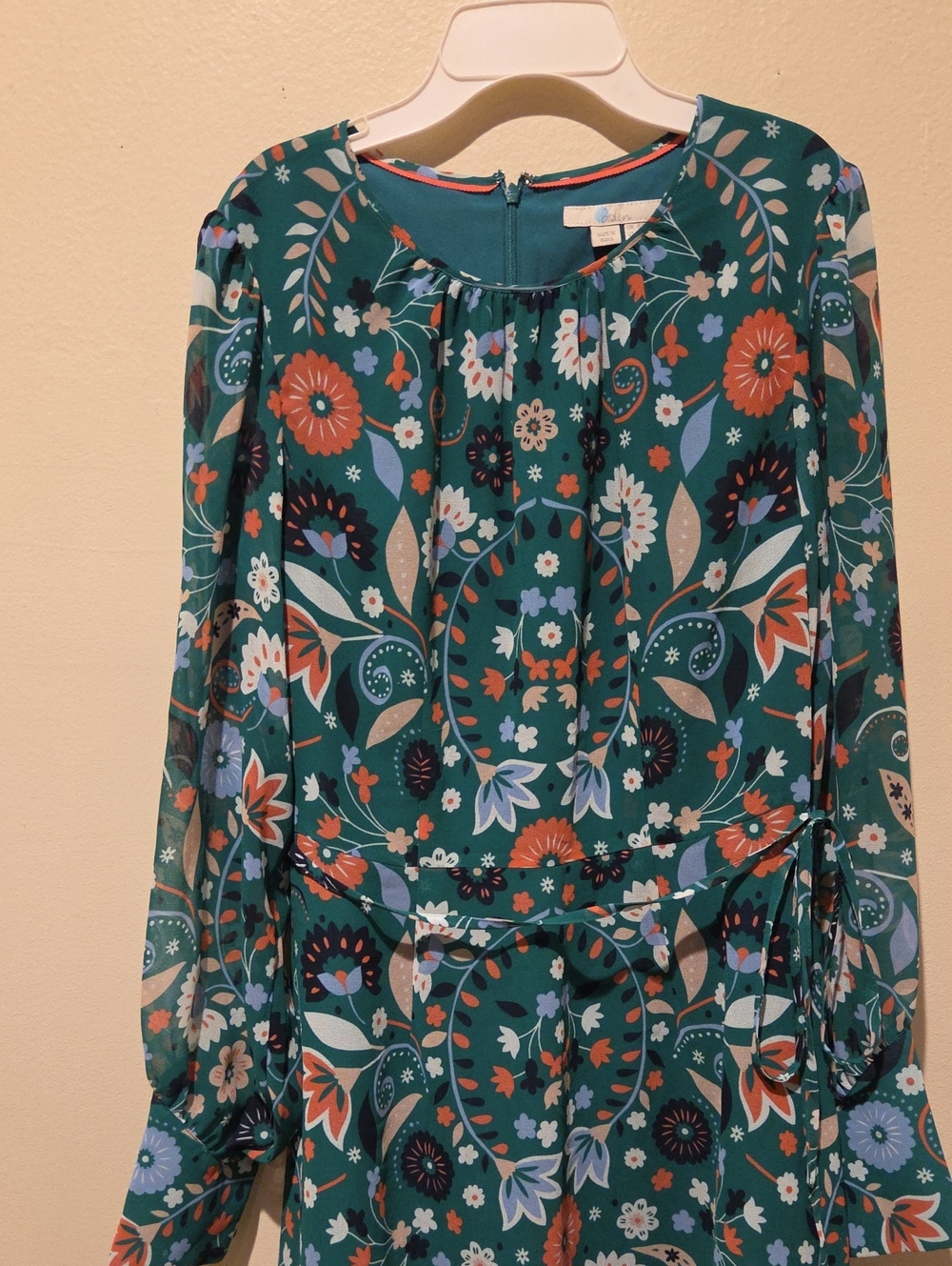 ❤️ NWOT! BODEN BLOSSOM FLORAL LONG SLEEVE DRESS, 4 - Picture 12 of 16